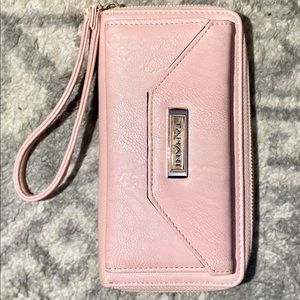 Cute pink wallet for women